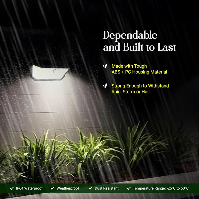DYLECT Solar Eco Wall Sensor Light (420lm)