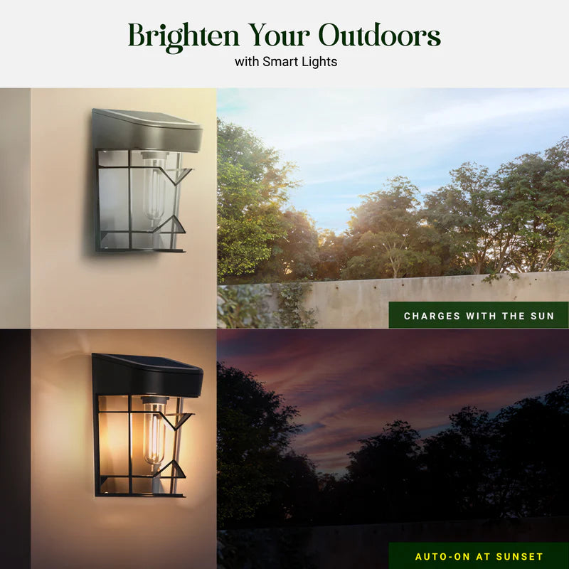 DYLECT Solar Eco Wall Sensor Lantern Light (S)