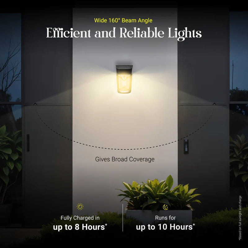 DYLECT Solar Eco Wall Sensor Lantern Light (S)