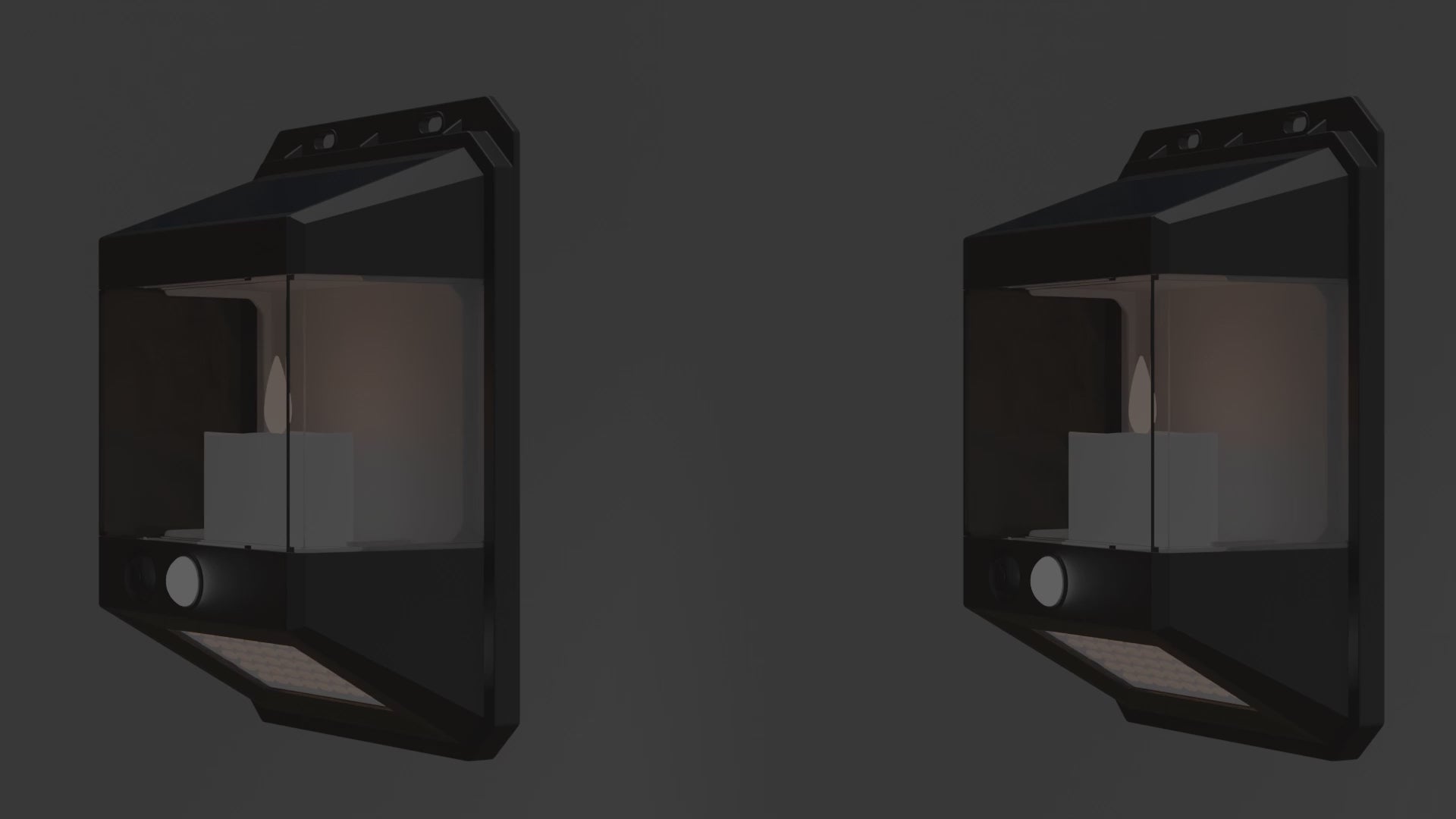 DYLECT Solar Candle Wall Light (S)