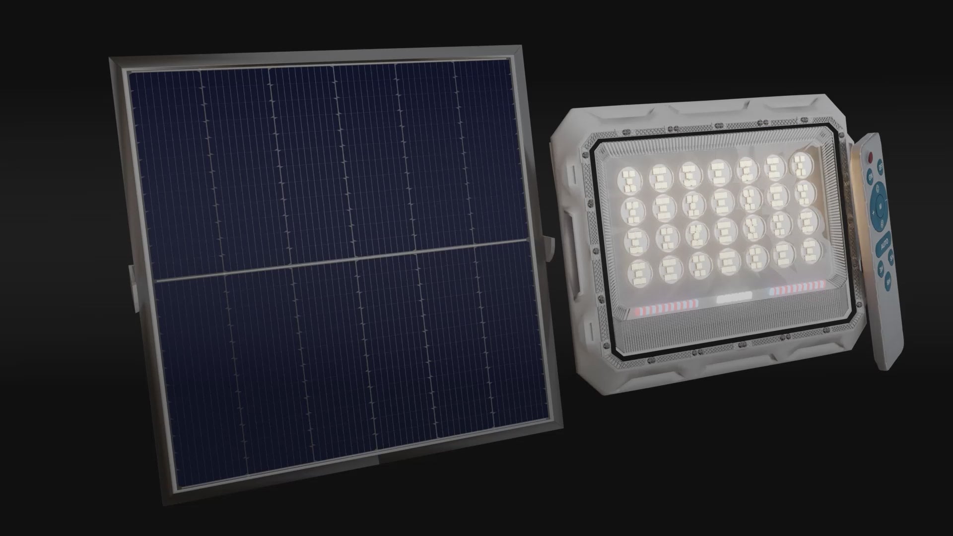 Dylect Luxe 60W Solar Flood Light