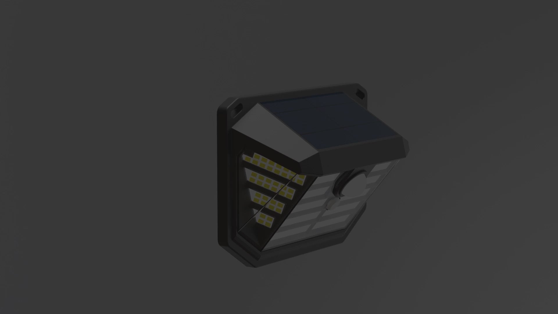 Dylect Eco Solar Wall Sensor Light – Front and Side Illumination (200 Lumen)