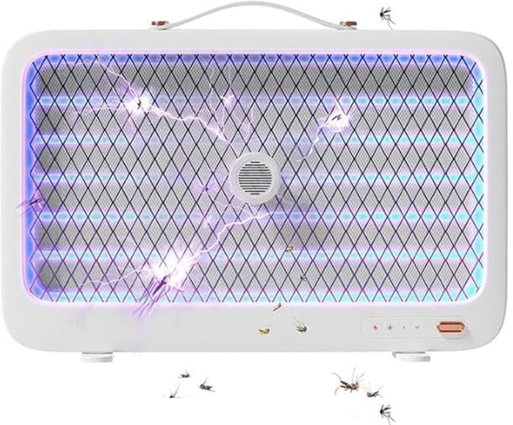 HiCare Portable Electric Fly Swatter & UV Bug Zapper | 2000mAh | Indoor & Outdoor Use Electric Insect Killer Indoor, Outdoor (Fly Swatter)